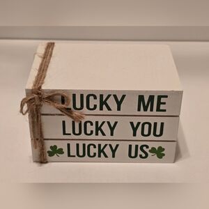 St. Patrick's Day Bookstack